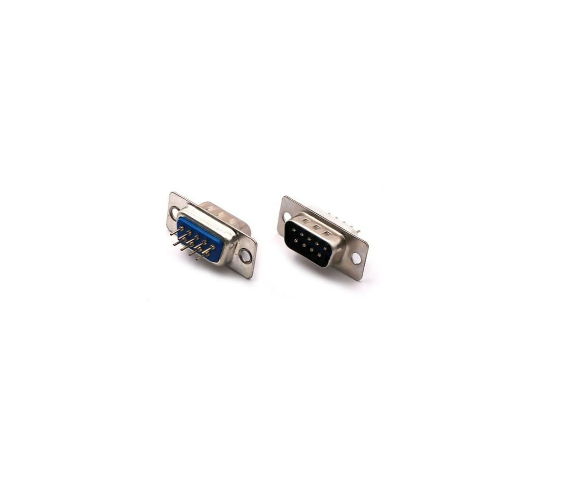 Connector | DB9 Male | Dip Solder Straight | PCB Mount