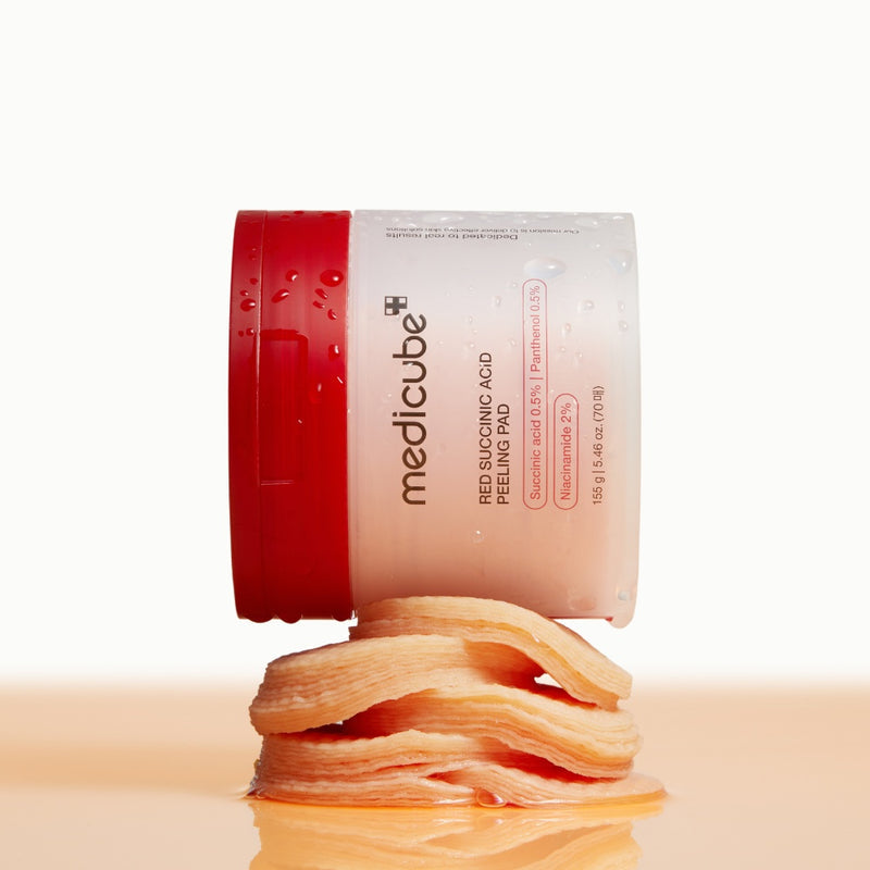 Red Acne Succinic Acid Peel