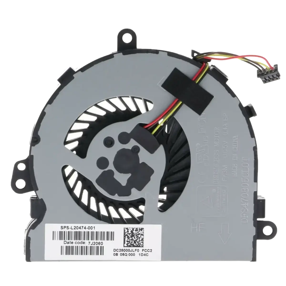 Fan Replacement HP Pavilion 15-DA - 5V - 4Pin