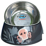 Rogz Dog Bowl Coral Island 2 in 1 Large 218x82 mm