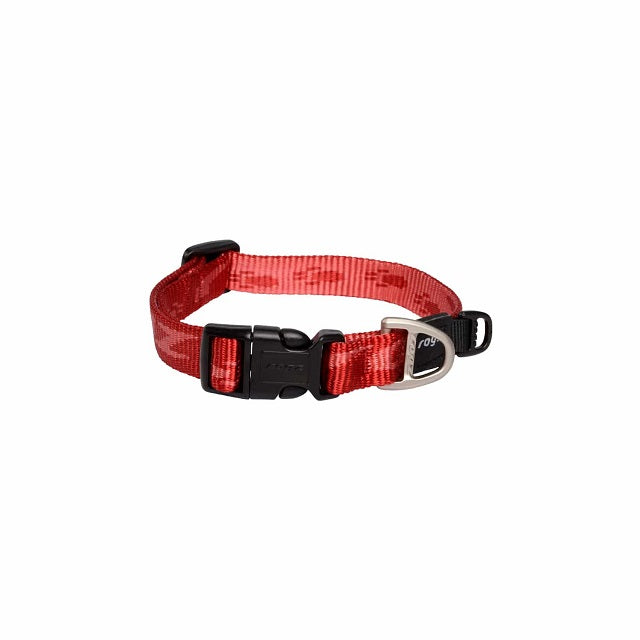 Rogz Dog Collar HB25 L 34-56cm Red