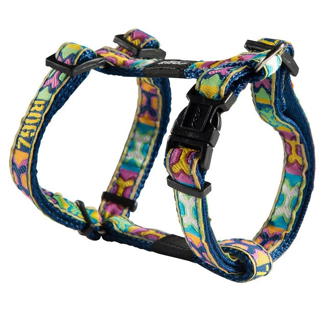Rogz Dog Harness SJ03 L 45-75cm Pop Art