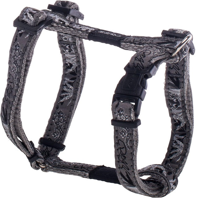 Rogz Dog Harness SJ12 M 32-52cm Silver Gecko