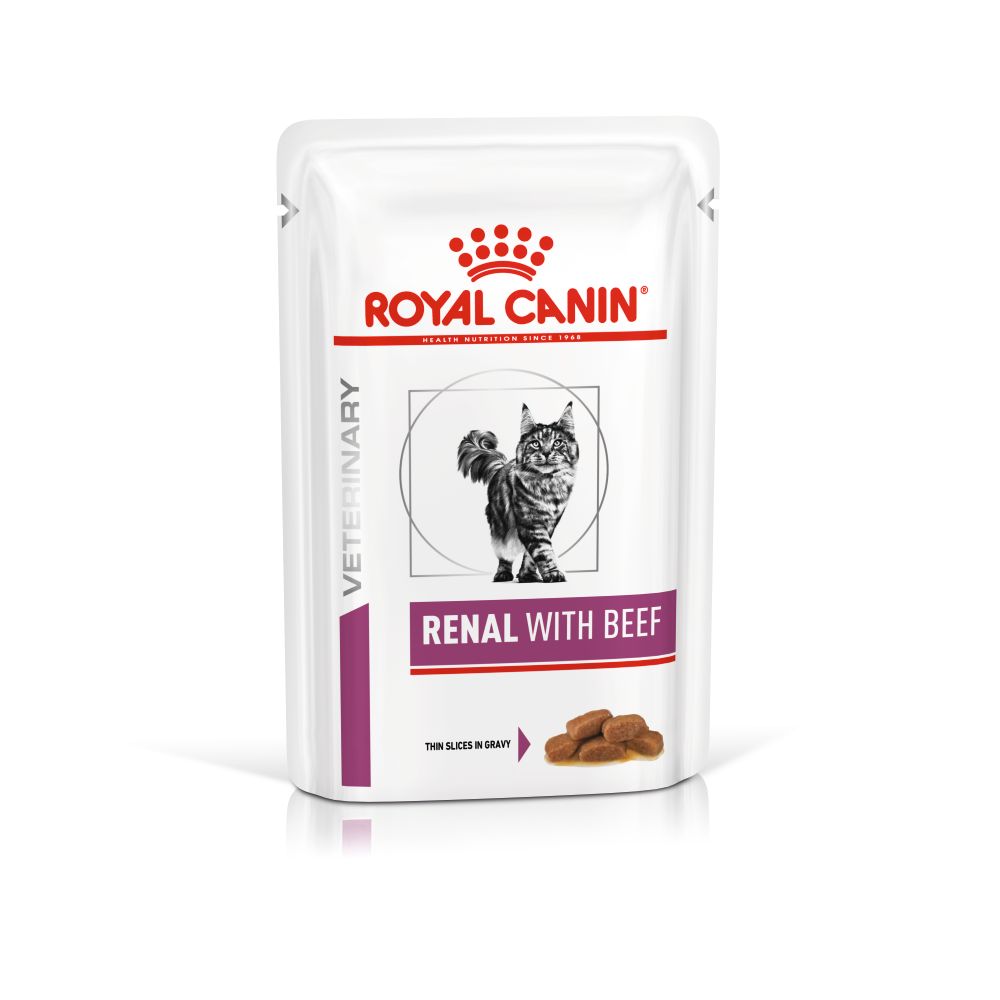 Royal Canin Cat Renal Wet With Beef 12x85g