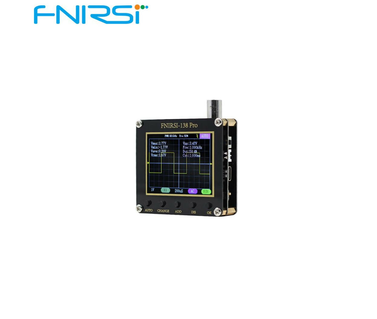 Test Measurement | Oscilloscope | 200KHz | Assembled Kit | Fnirsi-138 Pro