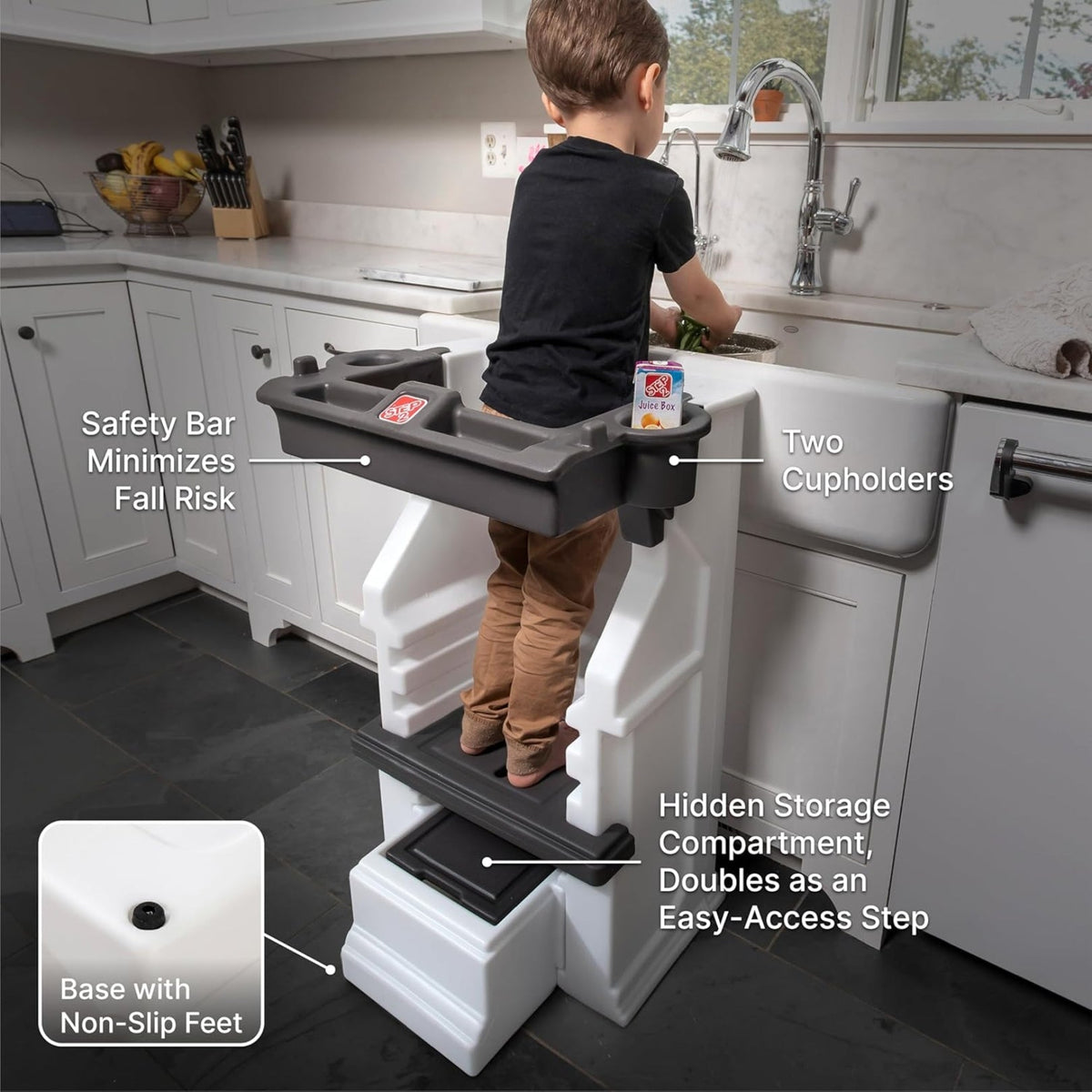 Step2 Mobile Helper Step Stool and Tower Stand