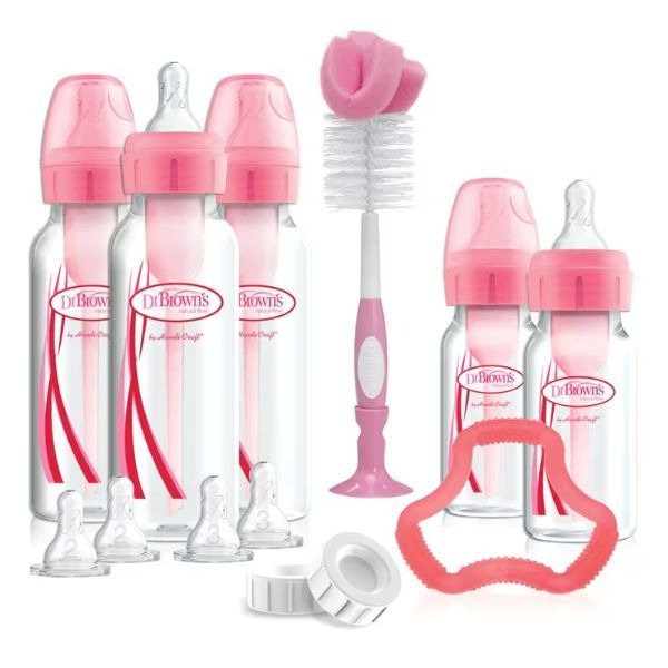Options+ Anti-Colic Pink Gift Set