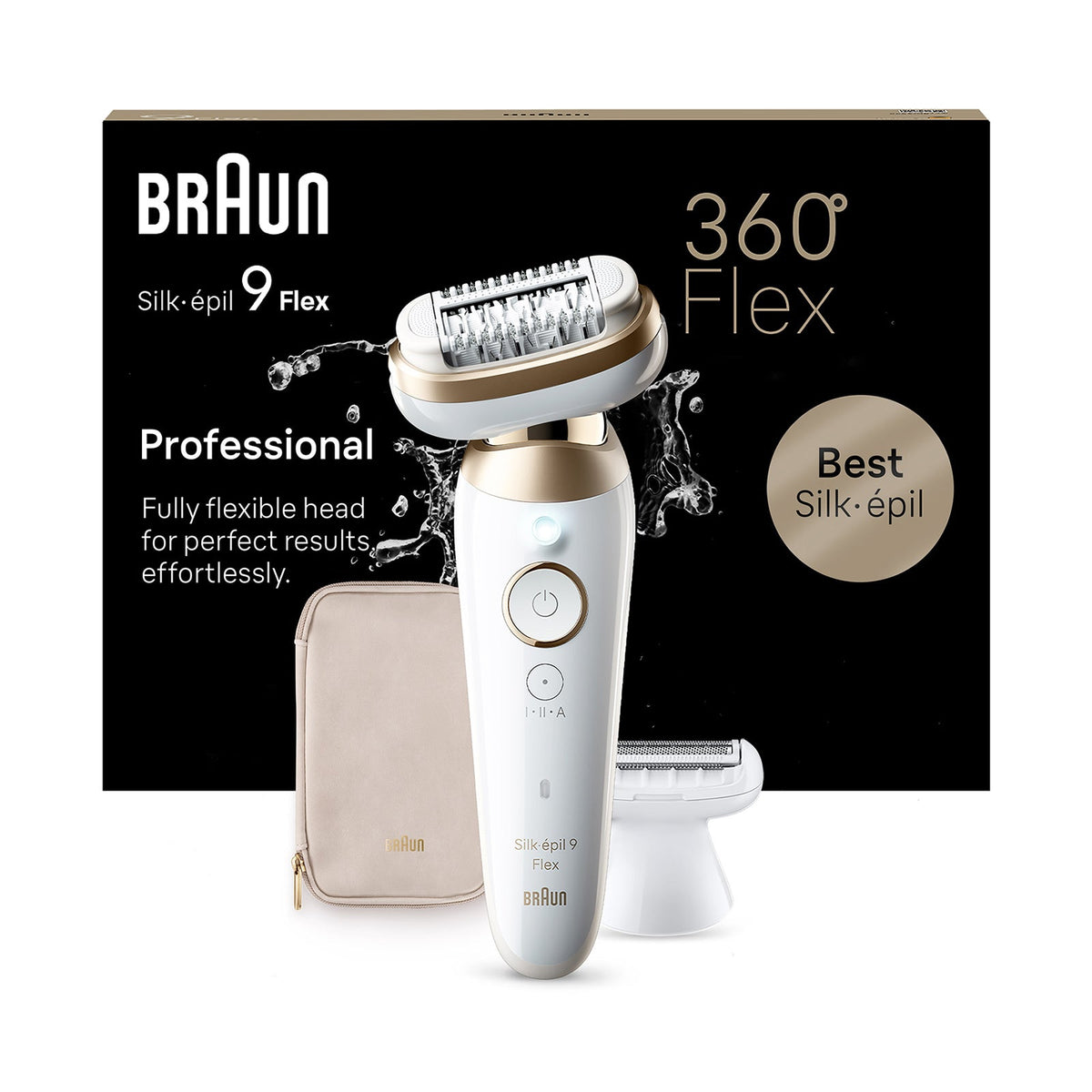 Braun Silk-épil 9 Wet & Dry Epilator Gold