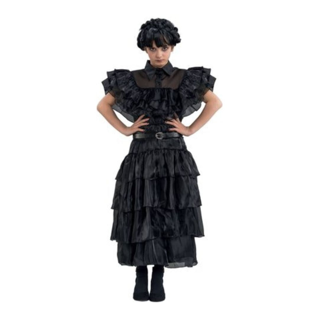 SIDJ Wednesday Addams Black Prom Dress 152 cm