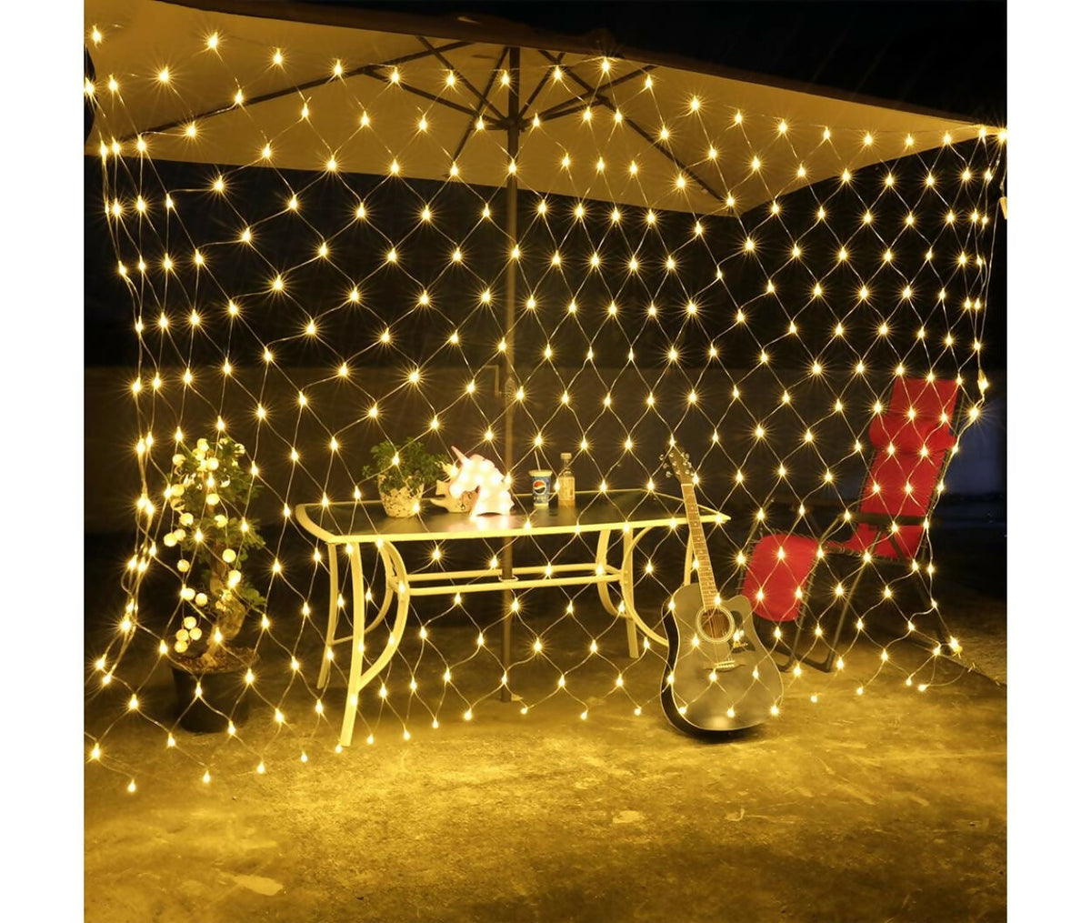 LED Curtain Light AC | 240x LED | Warm White | 2M