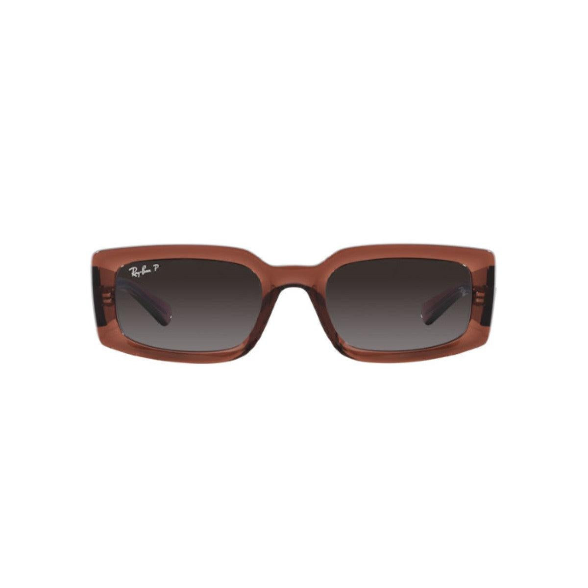 Oversized polarized rectangle sunglasses