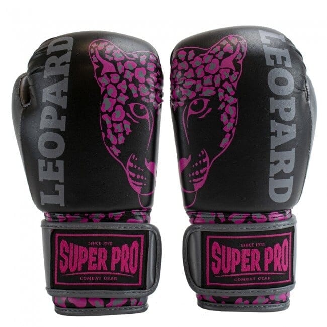 SUPER PRO BOXING GLOVES KIDS LEOPARD