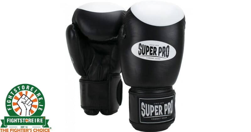 SUPER PRO COMBAT GEAR BOXER PRO BOXING GLOVES VELCRO