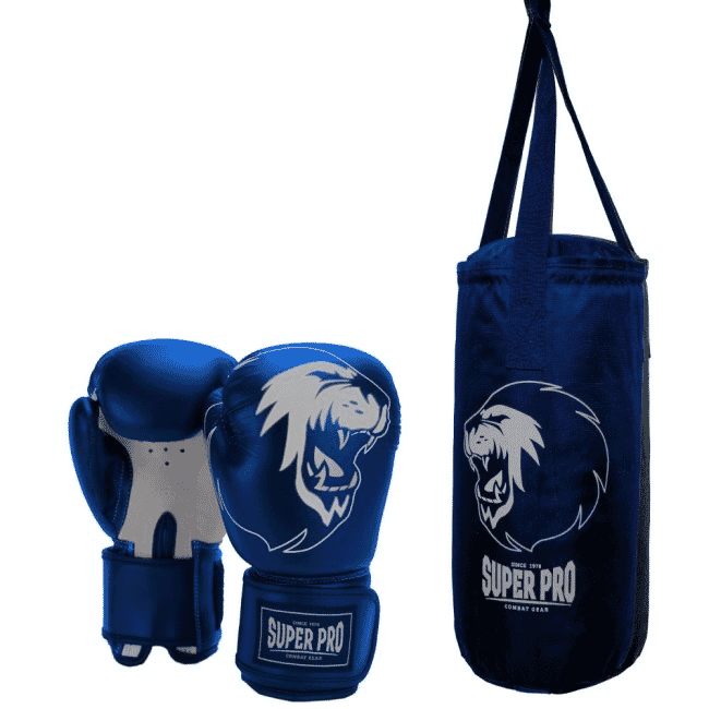 SUPER PRO COMBAT GEAR KIDS PUNCHING BAG SET