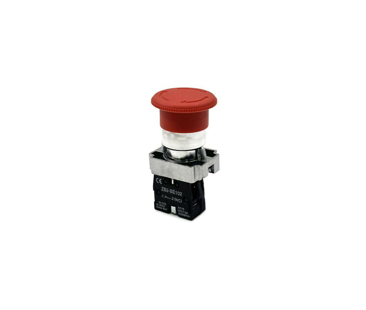 Switch | Emergency Stop | NC | 22mm | Lock