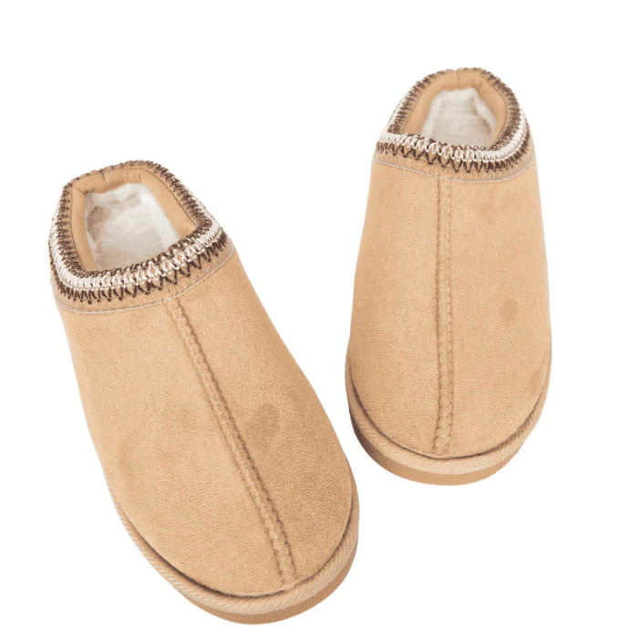 Sand Embroidered Slippers