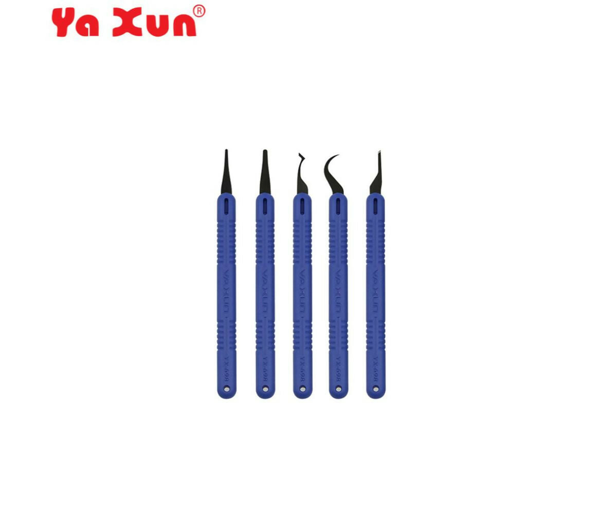 Mobile Tools Set | Opening Tool | 5pcs | YX698 | Black | Yaxun