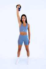 Sleek Fusion Shorts Set