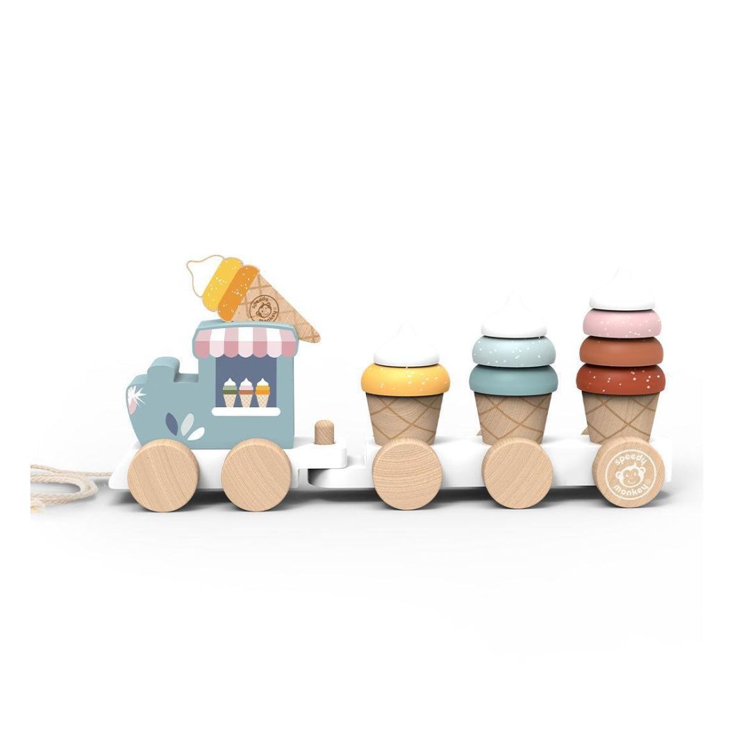 Speedy Monkey Ice Cream Train