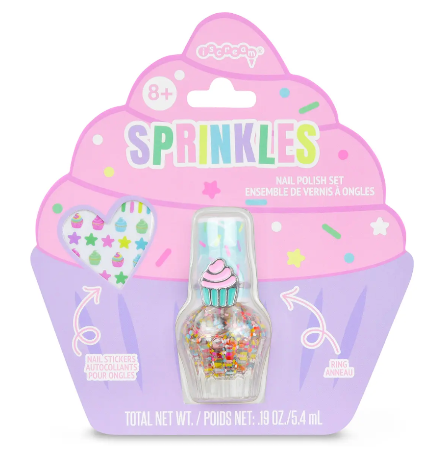 Sprinkles Nail Polish & Ring Set