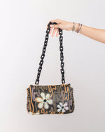 EMBROIDERED FLOWER BAG