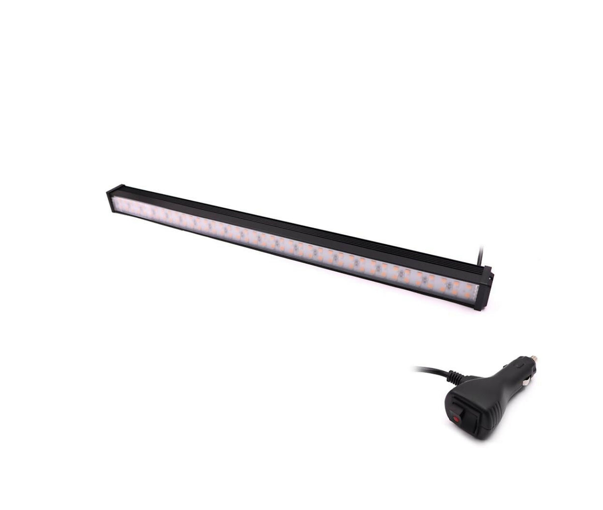 Car Exterior Police Lighting | Windshield Bar 80x LED | Yellow