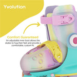 Yvolution Rainbow Roller Skates (23–28)