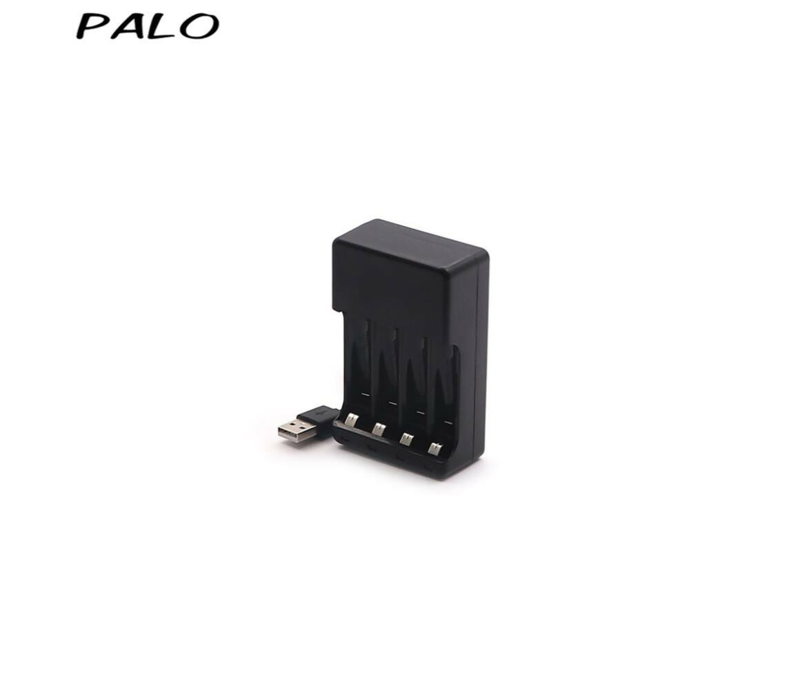 Charger Battery | Ni-CD & Ni-MH | 4-Slot | AA & AAA | USB 5V