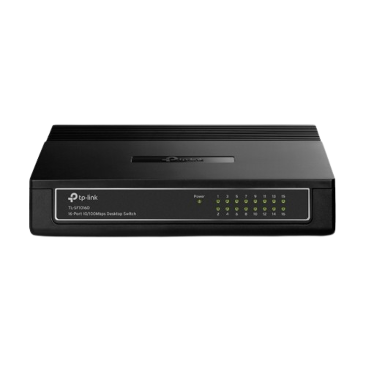 TP-Link (TL-SF1016D) 16-Port 10/100Mbps Desktop Switch - Black