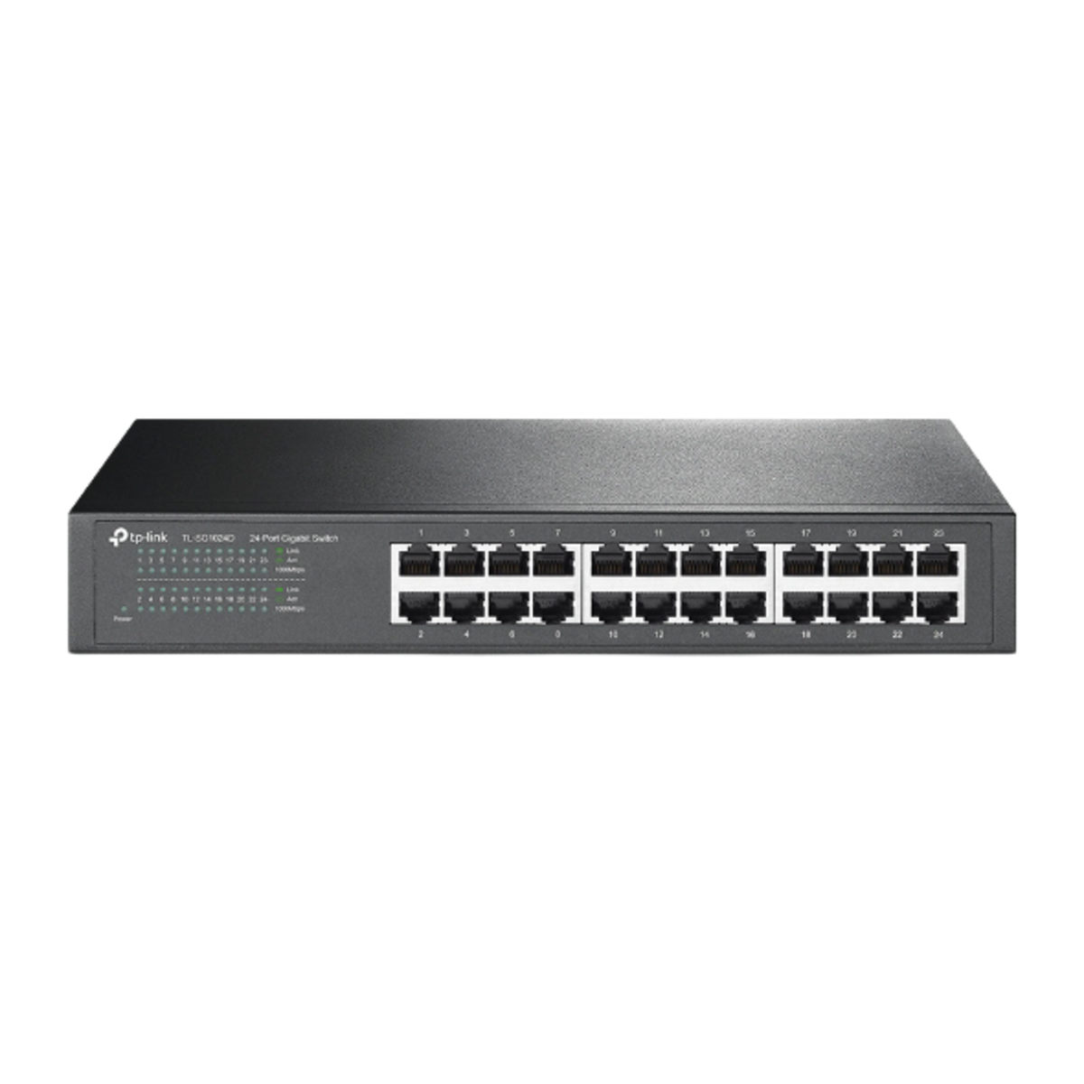 TP-Link (TL-SG1024D) 24-Port Gigabit Desktop / Rackmount switch- Black