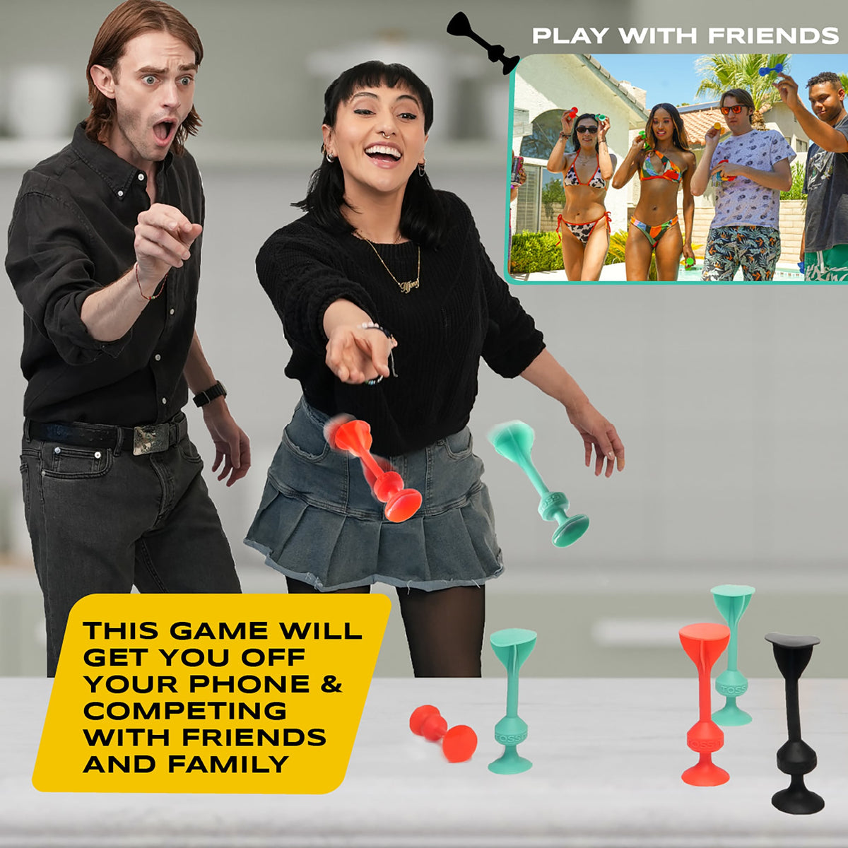 Tossit Silicone Dart Game