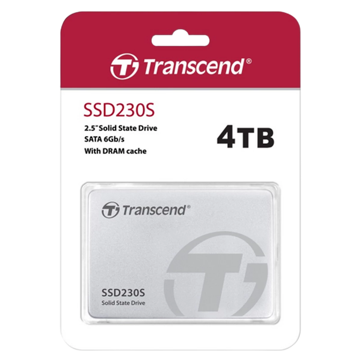 Transcend (TS4TSSD230S) 4Tb SSD230S Series 2.5" SATAIII 6Gbps SSD - Silver