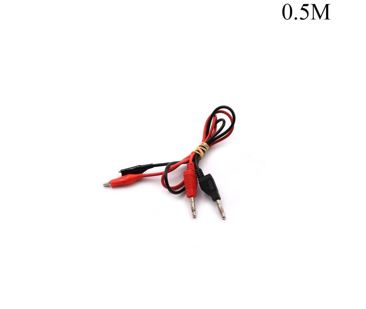 Cable Test Leads | Probe | Banana Plug - Alligator | 0.5M | HQ