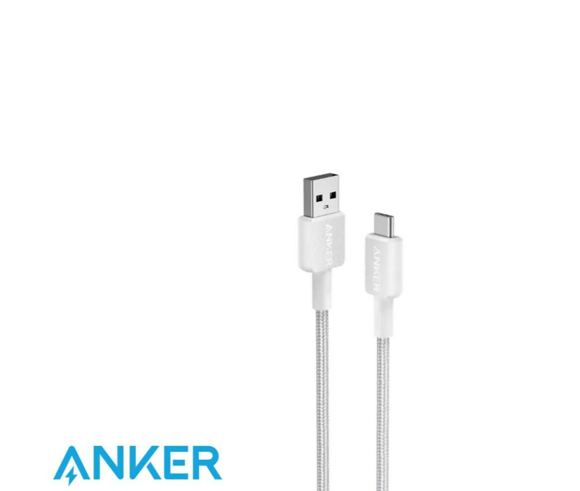 CABLE TYPE-C TO TYPE-C ANKER A81F5H21 60W BRAIDED WHITE