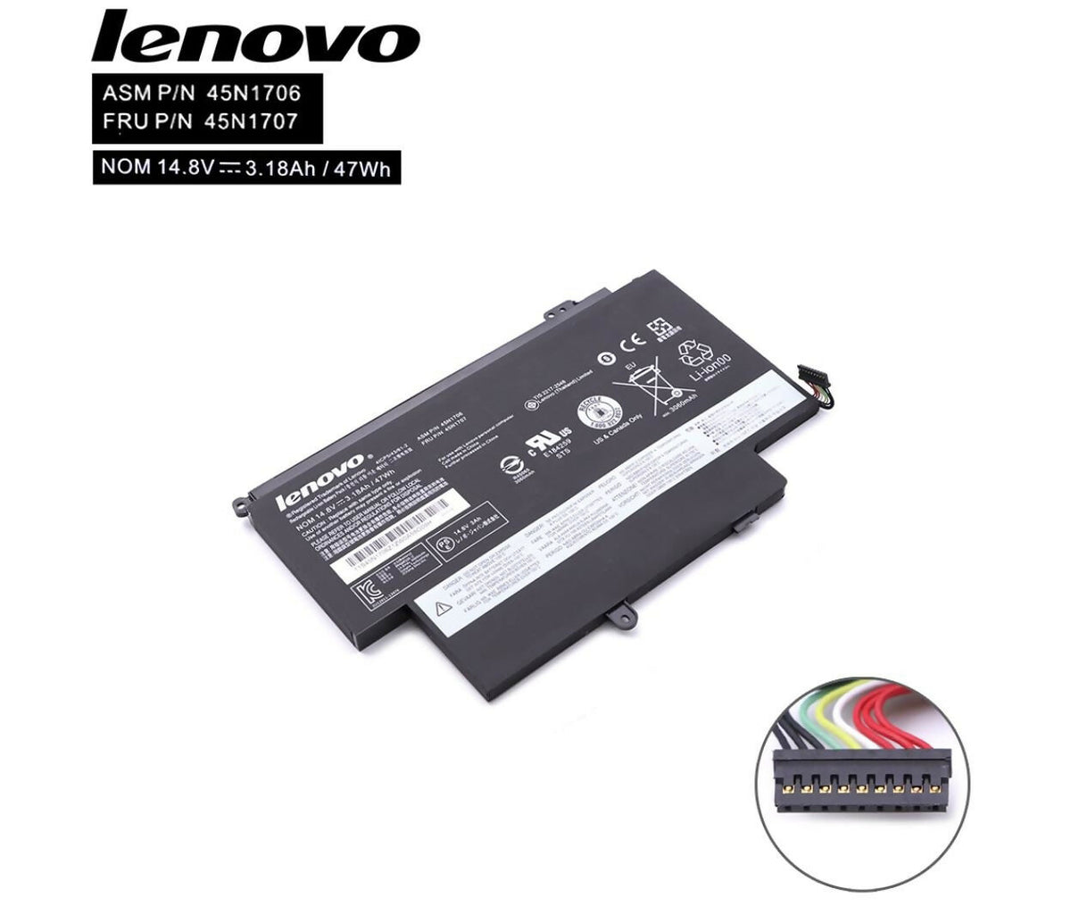 Laptop Battery | 14.8V 3.18Ah | Lenovo 45N1706 Original