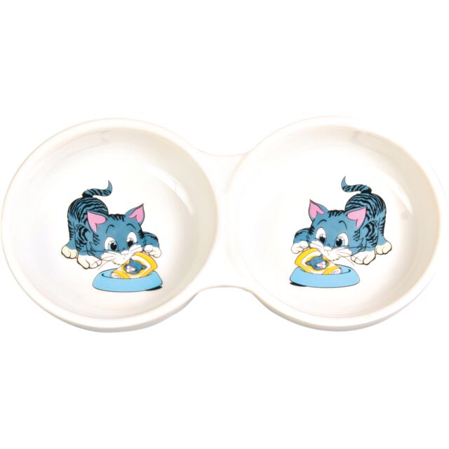 Trixie Ceramic Double Bowl # 4014