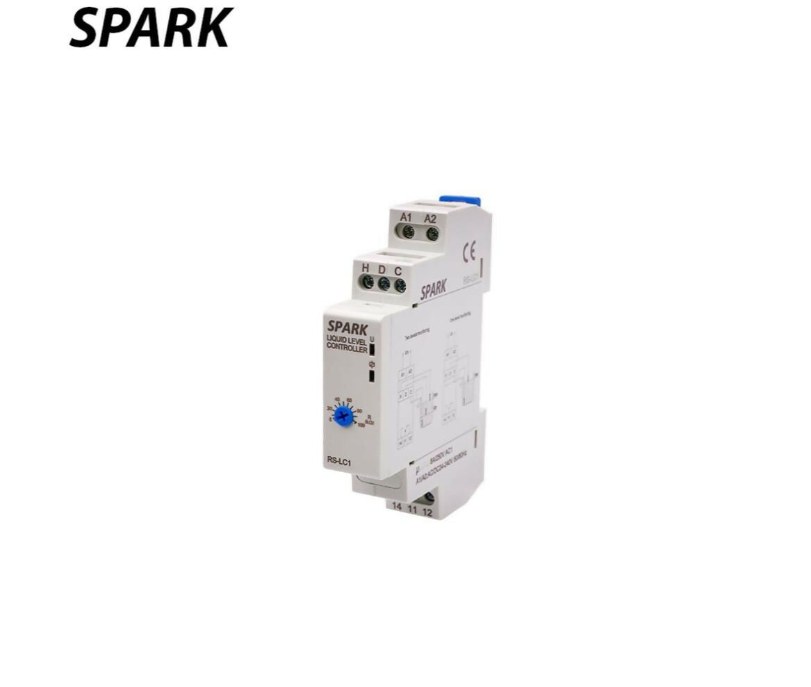 Liquid Level Control | Din Rail | 3x Electrodes | 24V DC & 220V AC | Spark
