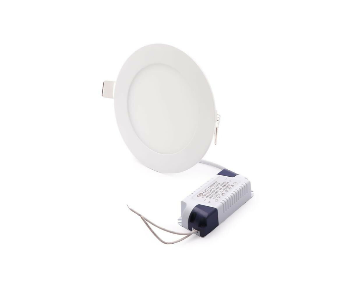 LED Panel | Round | 220V AC 12W | 160mm | White