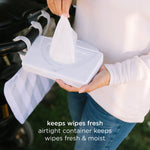 On-the-go wipes dispenser