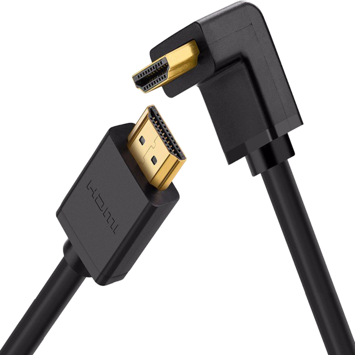 UGreen (10173) HDMI to HDMI 90 Degree Cable (M-M) - 2m - Black