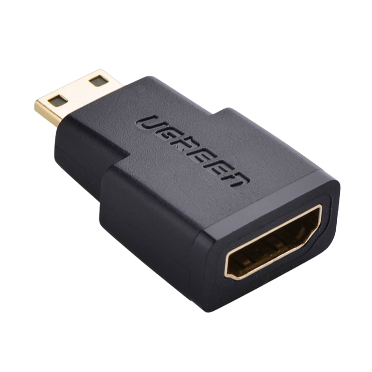UGreen (20101) MiniHDMI to HDMI 4K Adapter Converter (M-F) - Black