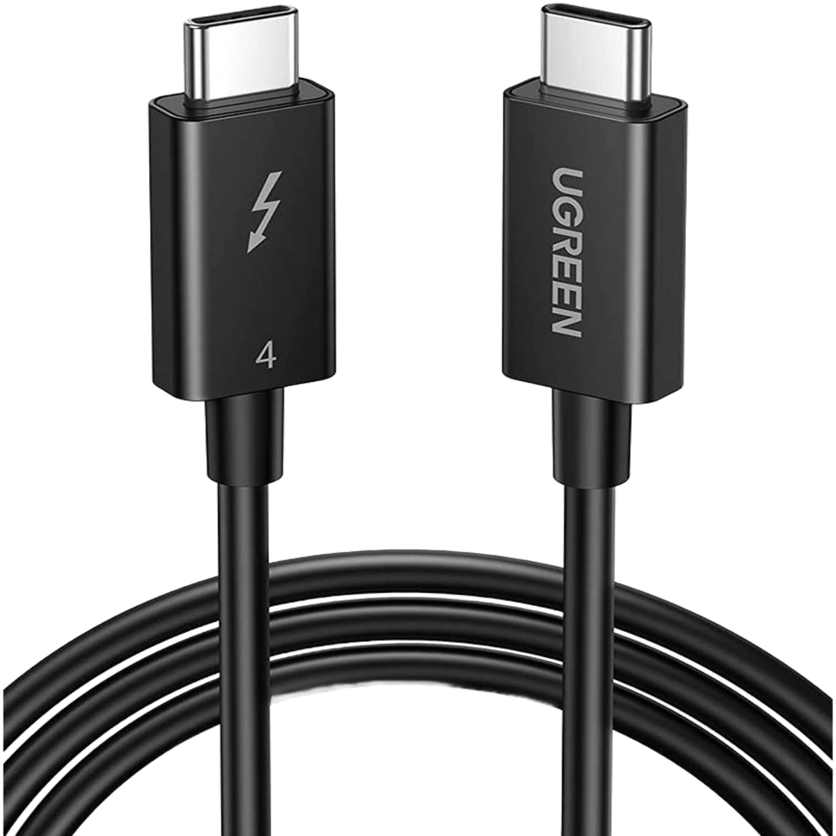 UGreen (30389) Thunderbolt4 USB-C Cable (M-M) - 0.8m - Black