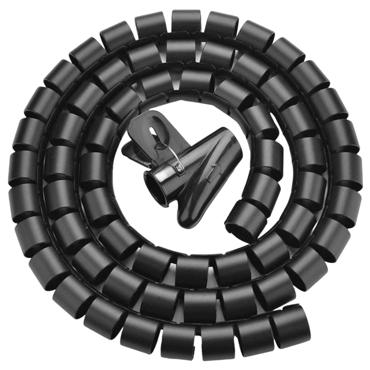 UGreen (30818) Spiral Cable Zipper Organizer - Flexible - 1.5m - Black