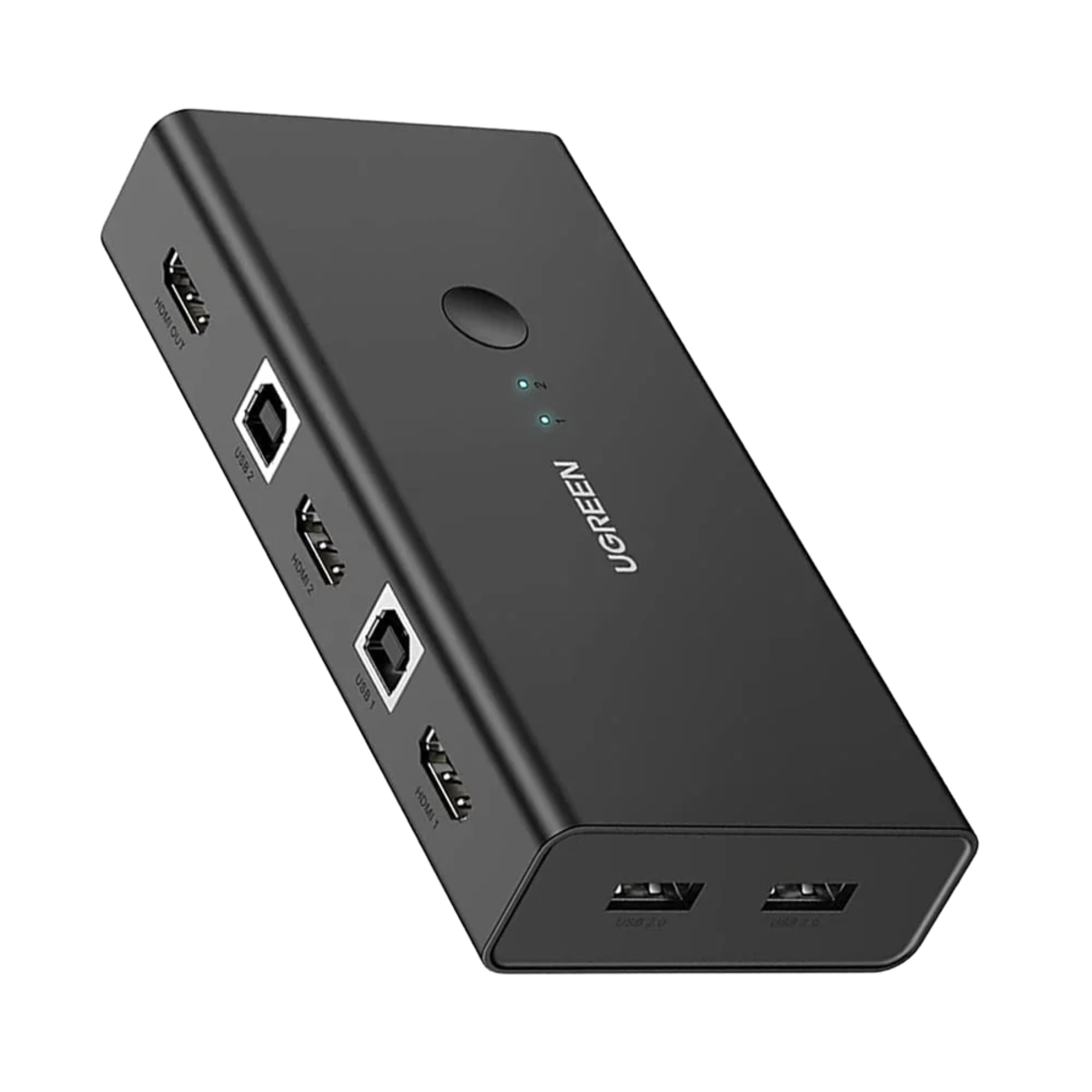 UGreen (50744) USB KVM Switch Box 2x1- HDMI 4k UHD - Black