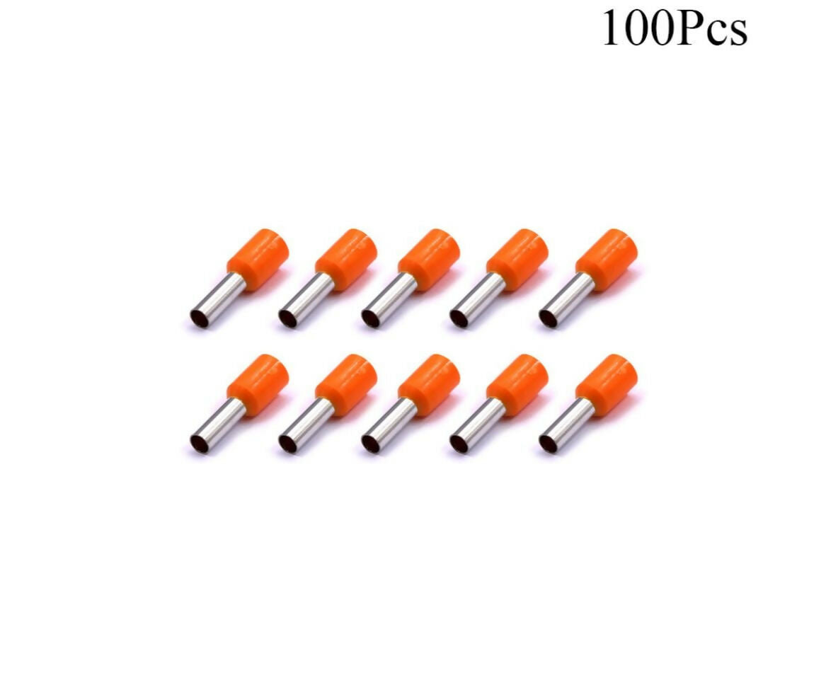 Cable Lugs Insulated Set | ET- 4-10 | Cord End | 4.0mm | Gray | 100pcs