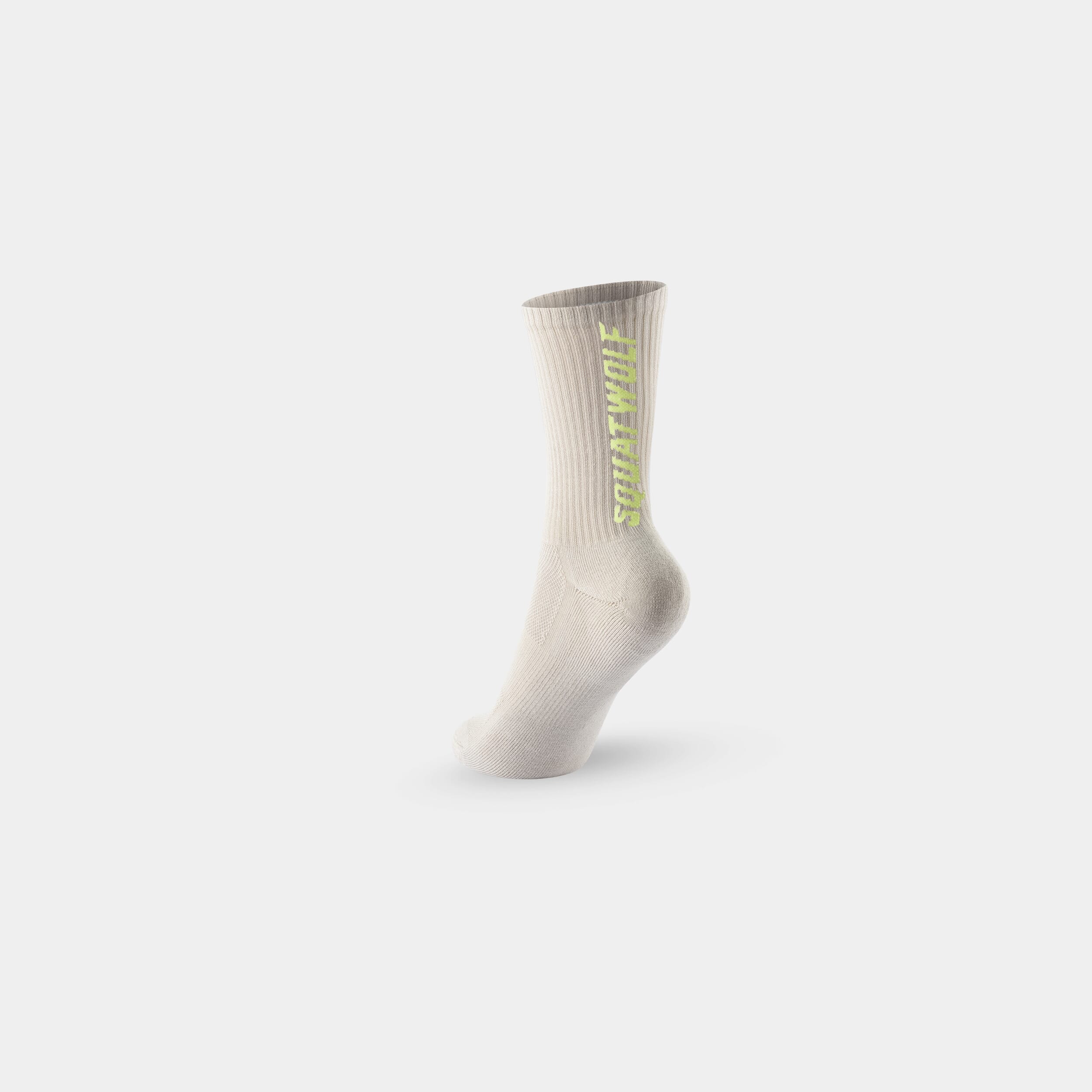 SQUATWOLF WORDMARK CREW SOCKS 3PK