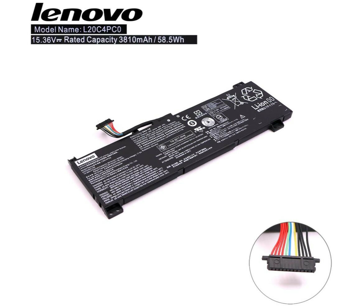 Laptop Battery | 15.36V 3.81Ah | Lenovo L20C4PC0 Original
