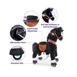Ponycycle Model U Riding Black Horse - 3-5 Years