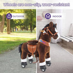 Ponycycle Model U Riding Dark Brown Horse - 4-9 Years