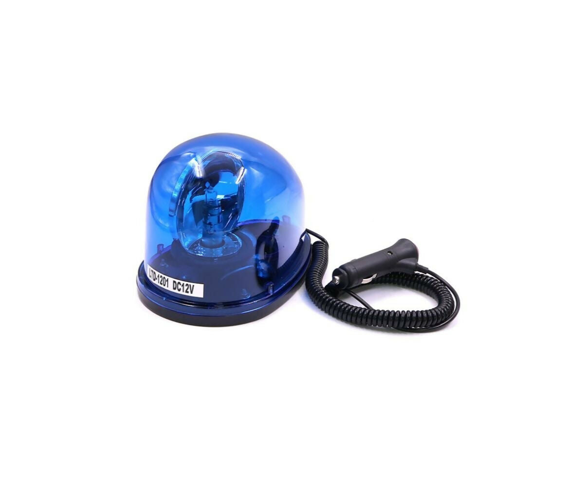 Car Exterior Lighting | Magnetic Mounted Warning Light | 25W | Blue